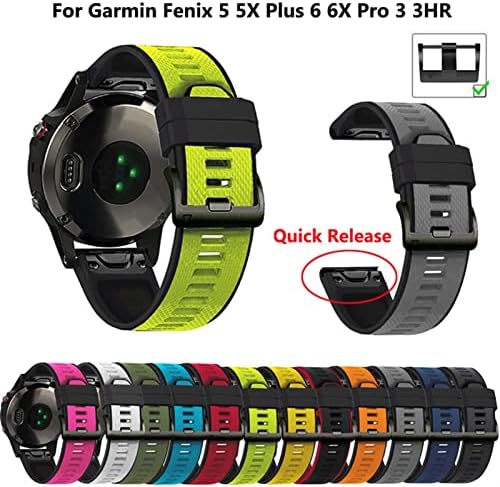 Otgkf curele de bandă de ceasuri inteligente pentru Garmin Fenix ​​6 6S 6X 5X 5 5S 3 3HR Forerunner 935 945 S60 Brățară de