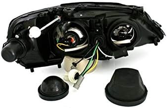 Faruri Vp164 faruri TFL set lateral șofer și pasager ansamblu faruri proiector lumini față lămpi auto negru LHD compatibil