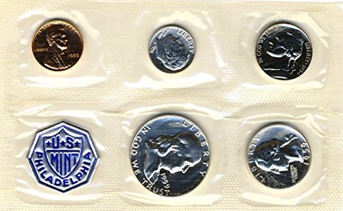 1959 - 5 set de dovadă de argint de monedă