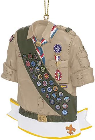 Kurt Adler BS2201 Eagle Scout Ornament pentru personalizare, înălțime de 3 inci