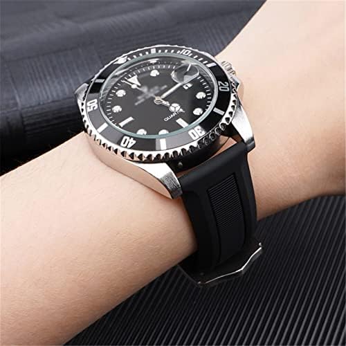 Onecm Silicon Watch Band 16mm 18mm 20mm 22mm Universal Rapid Rapid Diving Sport Diving Brățări Brățară Accesorii cu curea