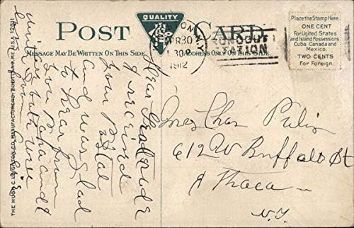 Kingston Point Park Kingston, New York NY carte poștală originală antică 1912