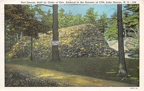 Lacul George, carte poștală din New York
