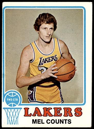 1973 Topps Card obișnuit151 Mel Numărul din Los Angeles Lakers Grad