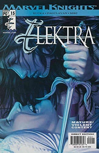 Elektra 15 VF; carte de benzi desenate Marvel / Greg Horn-Greg Rucka