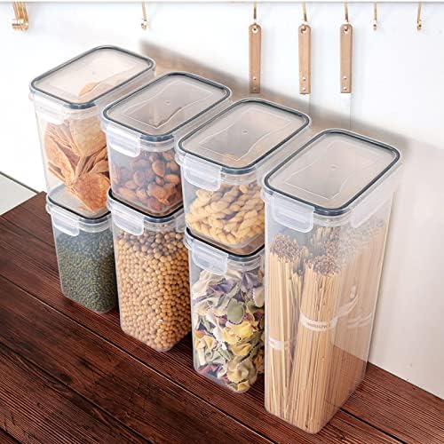 Recipient de depozitare a alimentelor pentru bucătărie DEPILA cu capac 24 de bucăți de etanșare recipiente din plastic pentru