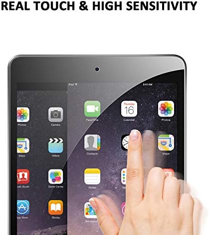 Protector de ecran de sticlă temperat de top compatibil cu iPad Mini 1/2/3 [2pack], 9H duritate, ultra clar, anti-zgârietură