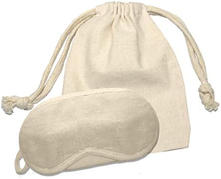 În Flight Mind Cotton Sleep Mask - design actualizat Masca de somn de blocare a luminii, o ochi moale și confortabilă pentru
