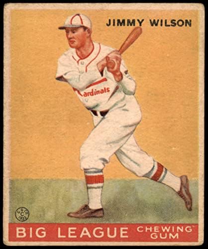 1933 Goudey 37 Jimmy Wilson St. Louis Cardinals Cardinale bune