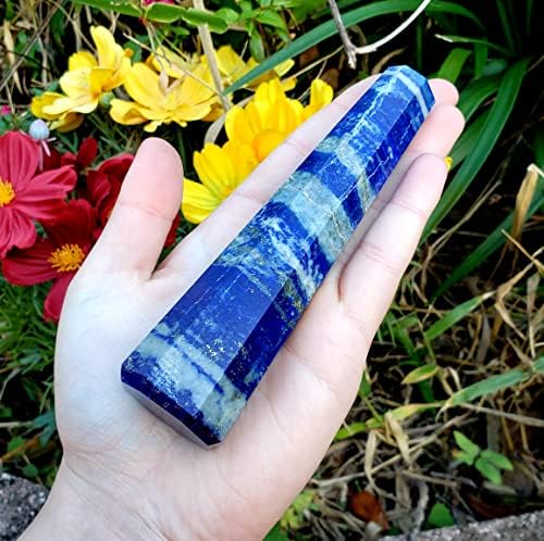 Lapis Lazuli - punct de bază mare tăiat - Vindecare pietrei metafizice cu cristal natural lustruit - 1PC