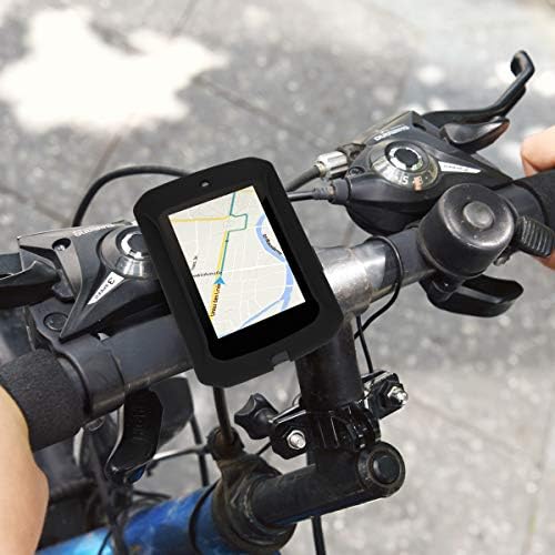 carcasă kwmobile compatibilă cu Bryton Rider 860-husă de protecție GPS pentru biciclete din silicon moale-negru