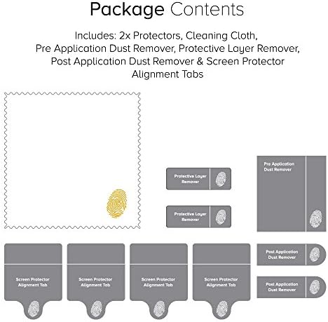 Film de protecție cu ecran anti-glare Matte Matte Compatibil cu LG Monitor 27 27up650 [Pachet de 2]