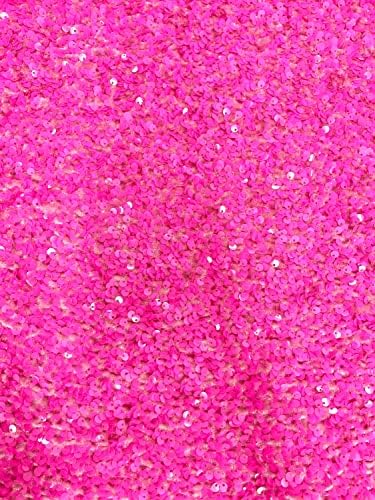Stephanie roz aprins se suprapun paiete pe țesătură de Catifea Neagră întinsă lângă curte pentru Rochii, Îmbrăcăminte, Costume, meșteșuguri-10185