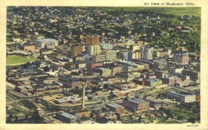 Muskogee, Oklahoma Postcard