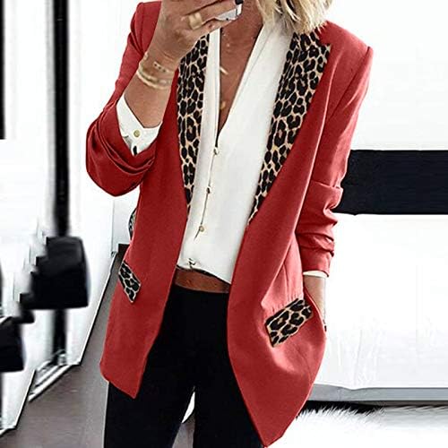 Jachete blazer pentru femei profesionale Outwear Deschideți Front Slim Geacă de vară Blazers la modă