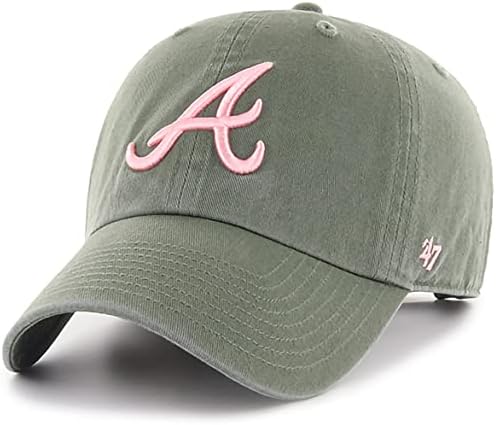 '47 MLB Moss Pink Clean Up Cap pălărie reglabilă, Adult O mărime