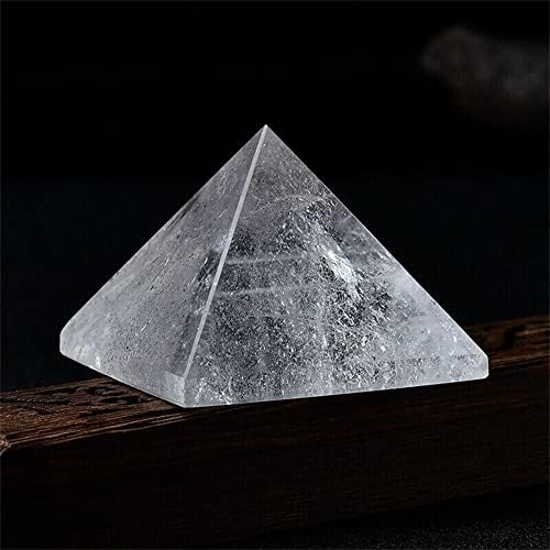 WGPHD Meditație Acasă Natural Clear Quartz Cristal Piramidă Chakra Healing Energy Turn de piatră prețioasă Reiki