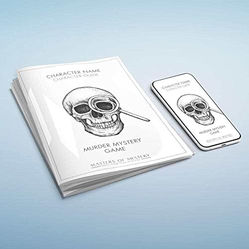 Coaceți tematice Murder Mystery Game Kit / versiune USB cu fișiere digitale/imprimabile engleză 4-20 jucători