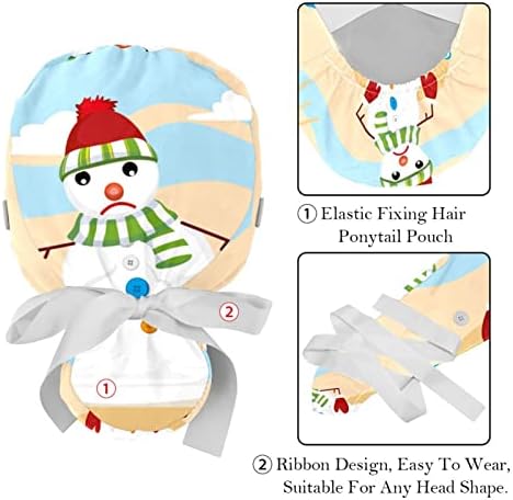 Elemente de Crăciun clopot cu fundal negru capac de lucru cu Sweatband Cap reglabil capac bufant pălărie