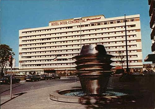 Hotel Inter-Continental Dusseldorf Dusseldorf, Germania Carte poștală Vintage originală