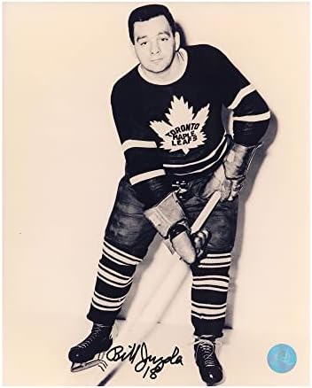 Bill Juzda Toronto Maple Leafs Autografat Original Six 8x10 Foto - Fotografii NHL autografate