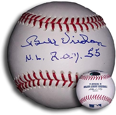 Bill Virdon Autografat MLB Baseball NL Roy 55 Piratii