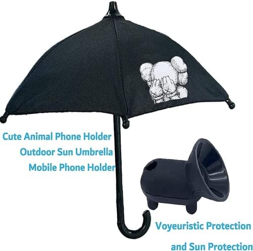 Felghana Phone Umbrella Stand Cupa de aspirație-stand reglabil de telefon cu umbrelă pentru telefon, anti-glare Sun Shade Cover