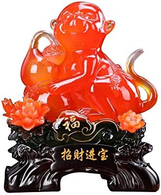 Aohmg Home Decor Statui de sculptură pentru animale, bogăție handmade Lucky Feng Shui Figurină Cadou, Tiere des Chinesischen