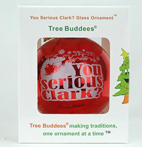 Arbori de arbori ești serios Clark? Ornament de Crăciun din sticlă roșie