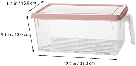 YARNOW 1 PC compartiment frigider cutie Organizator clar cutie organizator cu capac Containere de cereale Containere de frigider