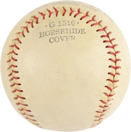 Rare Hugh Duffy Single Baseball Autografat JSA Coa Boston Red Sox Hof - Baseballs autografate
