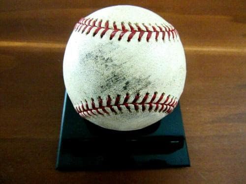 Mariano Rivera NY Yankees HOF salvează campionul semnat automat OML folosit Baseball JSA - MLB AUTOGRAFED JOC a folosit baseball