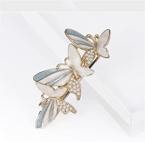 Clip de păr Butterflys card de păr coreean jumătate cravată coafură de top clip fetiță fairy mori clip