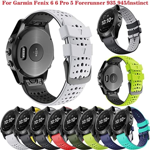 SDUTIO 22mm QuickFit Watchband pentru Garmin Fenix 7 6 6Pro 5 5Plus banda de silicon pentru abordare S60 S62 forerunner 935