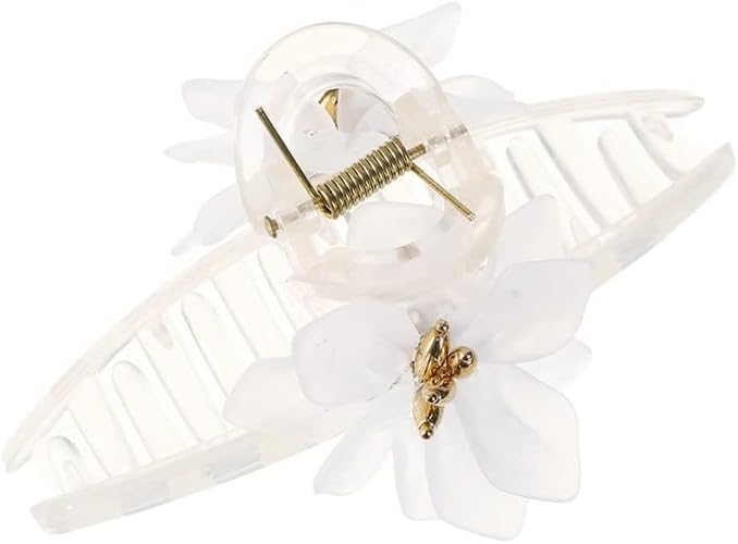 N/A Pearl Flower Hair Clip Claws pentru femei Barrettes Accesorii pentru păr de păr
