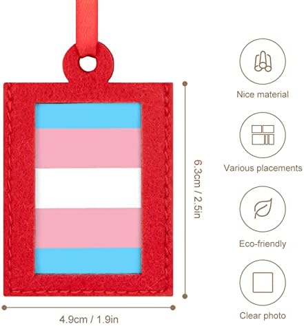 Transgender LGBT FLAG MINI CRAMIDE DE CRAMELE DE CRAMELE DE CRAMELE FERITATE Rame foto Hangă