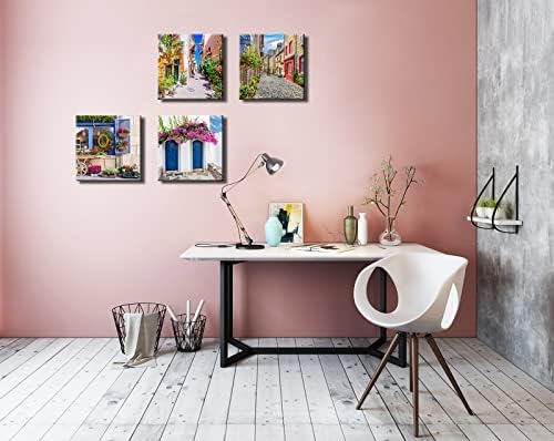 Artă de perete toscană din Italia, natură colorată imagini cu cadru pitoresc imprimeuri de pânză, picturi moderne de artă din