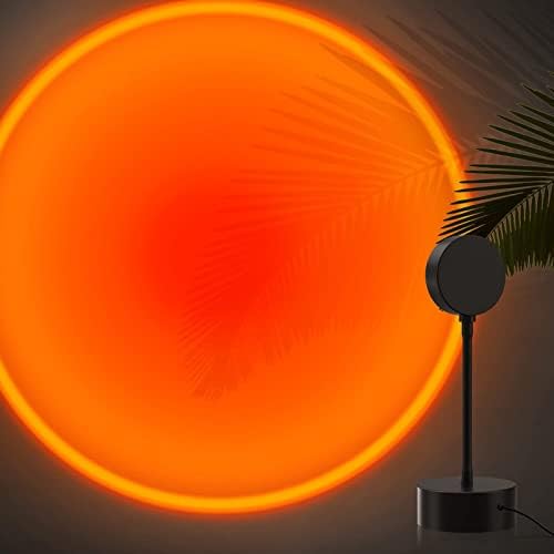 SHEDALED 16 culori Apus de soare proiecție lampă LED 180 grade rotație curcubeu lampă pentru portabil călătoresc Selfie partid