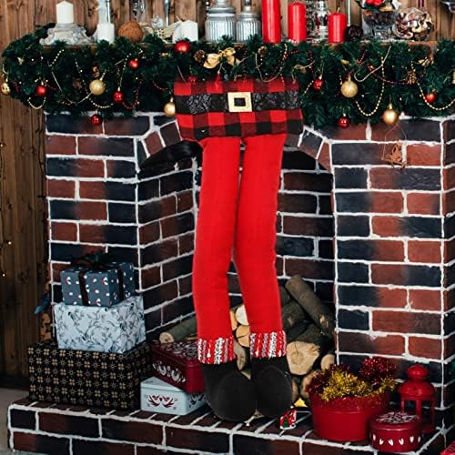 HARROD CRĂCIUN ELF PIETE DE PESCURI | Picioare elf pentru decorațiuni de Crăciun - bumbac elf elf umplut picior de Crăciun