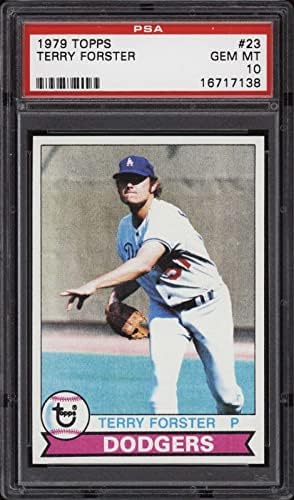1979 Topps 23 Terry Forster - Dodgers - PSA 10-16717138 - Carte de baseball - cărți de baseball slabbed
