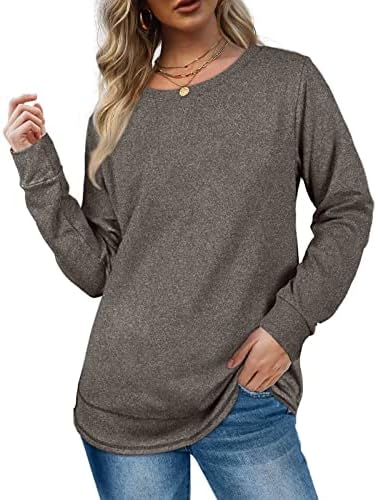 Cămașă pulover de dimensiuni plus pentru adolescenți blaturi preppy cu mânecă lungă tricou de iarnă solid de iarnă tricouri