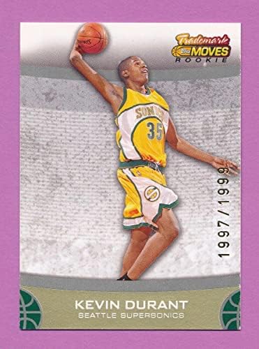 1999 Kevin Durant Rookie 2007 Topps Gold 61 NBA MOVE MOVE NM-MINT +/- TPHLC- Basketball Slabbed Rookie Cards