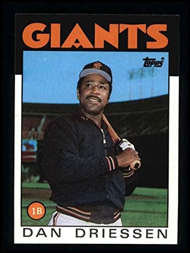 1986 Topps 65 Dan Driessen San Francisco Giants NM/MT Giants