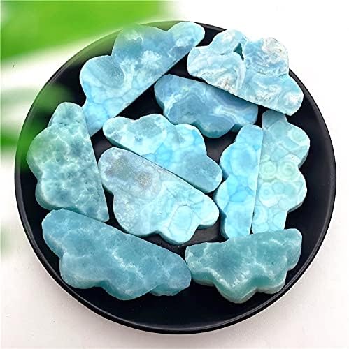 BINNANFANG AC216 1 buc drăguț naturale Larimar cristal nori în formă de cristal piatra mână sculptate pietre cadouri vindecare