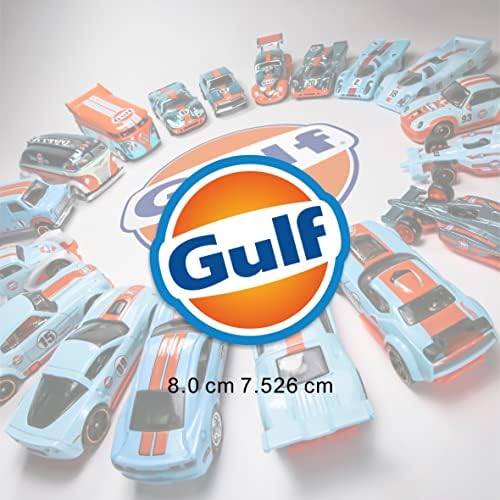 Atopal 2 Gulf Petrol Benzină Decal Benzină Benzină Stație de curse Rezervor Motor Decal Fit pentru motocicleta pentru mașini