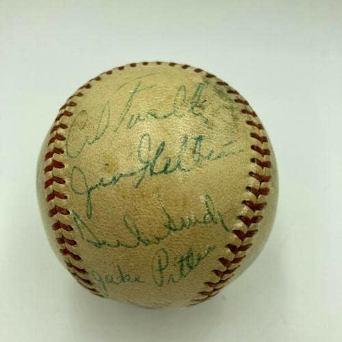 Jackie Robinson și Roy Campanella 1953 Echipa Brooklyn Dodgers a semnat Baseball PSA - baseball -uri autografate