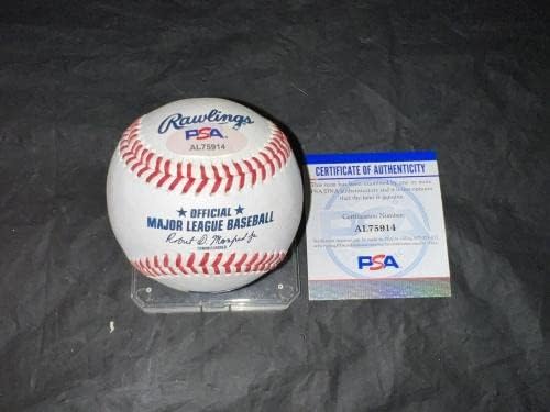 David Fletcher a semnat Major League Baseball Los Angeles Angels All Star PSA/ADN - baseball -uri autografate