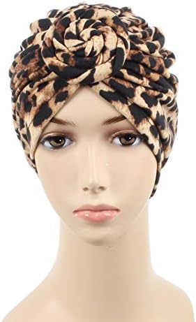 4pack/6packs femei turban african model nod headwrap beanie pre-legat de bonnet chimiotei capac de cădere a părului pălărie