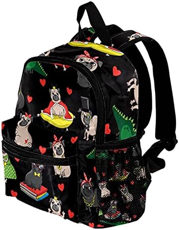 Dog Princess Pattern Rucsac cu laptop robust pentru fetiță studentă, geantă pentru umăr pentru muncă de călătorie la școală
