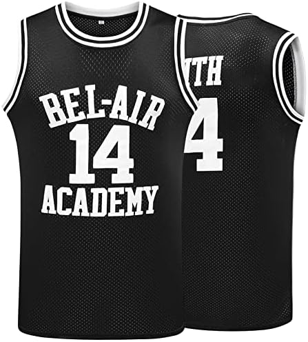 Cămăși sportive pentru bărbați de baschet Jersey:14 The Fresh Prince of Bel Air Academy Tricouri de baschet pentru bărbați